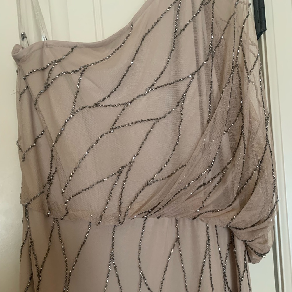 Adrianna Papell Beaded Blouson gown